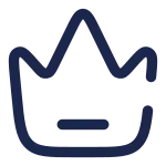 Crown Line SVG Icon